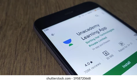 Unacademy online learning platform 2026.